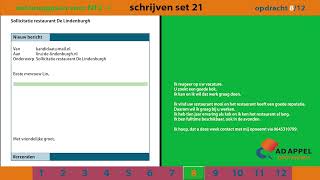 Staatsexamen B1  Examenopgaven Set 21 – Schrijven [upl. by Olag]