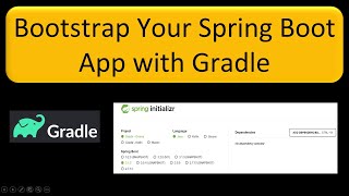 How to Bootstrap a Spring Boot Application with Gradle StepbyStep Guide  Spring Boot tutorial [upl. by Viviene906]