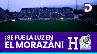 ¡Se fue la energía eléctrica Pequeño apagón eléctrico afectó al Estadio Francisco Morazán [upl. by Lleret]