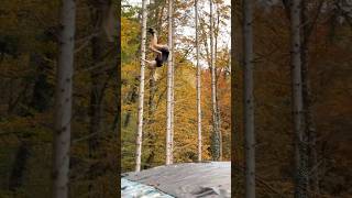 Premier frontflip pour mes riders en herbe🤩frontflip parkour freerun airbag tricks kids [upl. by Ahsilem145]