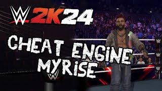 WWE 2K24  MyRise Mode Cheat  Easy stepbystep guide [upl. by Eenitsed]