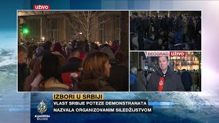 U Beogradu osmi protesti kojima se traži poništavanje izbora [upl. by Candless]