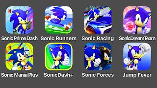 Sonic Prime DashSonic RunnersSonic RacingSonic Dream TeamSonic Mania PlusSonic DashSonicForces [upl. by Gyimah]