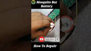 Mosquito bat repair  Battery change and low spark  mosquito racket not working  unlikeideas [upl. by Aicilla]