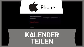 Aufgabe 17a Eigene Kalender erstellen und Kalender mit anderen teilen iPhone Kurs für Anfänger [upl. by Jacqueline278]