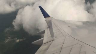 United Continental Airlines  Landing Newark Liberty Airport Boeing 757200 Winglets [upl. by Travus]