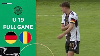 Germany vs Romania  Under19  EURO Qualifiers [upl. by Lough]