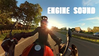 30 minutes of riding at sunset  Benelli TRK 502 ENGINE SOUND ONLY [upl. by Giffie]