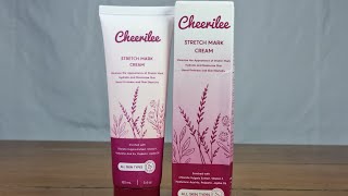 Review Cream stretch Mark Cheerilee  Rekomendasi Krim Stretch Mark  Shopee [upl. by Faustina]