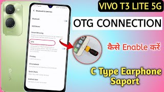 OTG not working Vivo T3 Lite 5g  Otg problems solved  How to solve OTG issues [upl. by Annawoj]