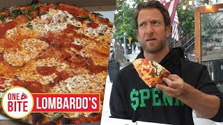 Barstool Pizza Review  Lombardos Brooklyn NY Bonus Crypto Guy [upl. by Leitman]