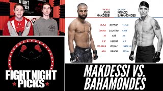 UFC Fight Night John Makdessi vs Ignacio Bahamondes Prediction [upl. by Johnston]