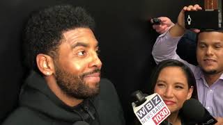 Kyrie Irving “I’ve coasted certain times on the defensive end” [upl. by Locklin]