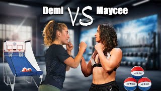 Maycee Barber TAKES ON Demi Bagby in the Backyard Olympics with CONSEQUENCES [upl. by Ayekan]