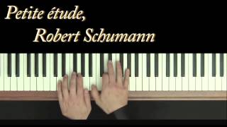 Robert Schumann  Petite étude  Piano  Frédéric Bernachon  Little study [upl. by Einram931]