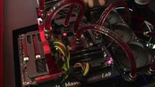 ASUS RoG Booth Poseidon Graphics Card Maximus VI Formula amp Impact  Computex 2013 [upl. by Carper]