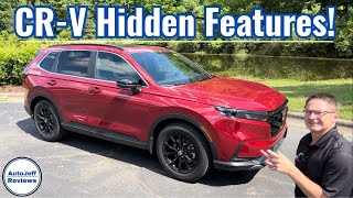 2024 Honda CRV Hybrid Secret Features Gadgets Technology Media More [upl. by Bear501]