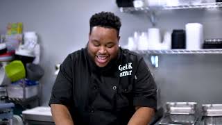 Aunt Vonda Cooks with Celebrity Chef K Lamar [upl. by Emanuel]