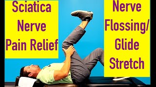 Sciatica Low Back Pain Relief Stretch Nerve FlossingGliding Euclid Chiropractic Upland CA [upl. by Bubb]