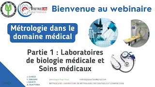 WEBINAIRE METROLOGIE MEDICALE [upl. by Aihtnic]