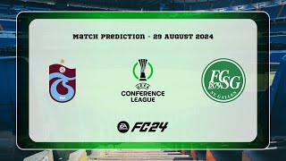 Trabzonspor vs FC St Gallen  Prediction  202425 UEFA Conference League  EA FC 24 [upl. by Marris]