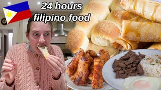 Only eating Filipino food for a day [upl. by Longawa]