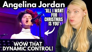 Vocal Coach Reacts ANGELINA JORDAN All I Want For Christmas Is YouMariah CareyIn Depth Analysis [upl. by Rosenberg553]