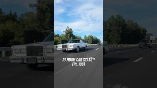 Boat on wheels Random Car Stats Pt 106 [upl. by Eastlake]