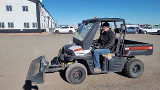 2011 Bobcat 3450 UTV w Bucket and Blade [upl. by Eidak]