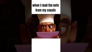 When I read the not efrom my cousin☠️ [upl. by Nena]