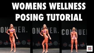 Women’s Wellness Posing Tutorial  Beginners Guide To The Stage [upl. by Tor745]