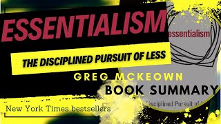 quotEssentialism Master the Art of Focus  Book Summary of Greg McKeowns Essentialismquot Productivity [upl. by Leirad555]