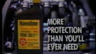 Havoline motor oil commercial 1989 [upl. by Nauhs104]