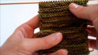 Horizontal Ribbing Easy Knitting Stitch that Looks Like Plush Garter Stitch [upl. by Acenes]