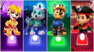 PAW PATROL ☄️ EVEREST 🌟 CHASE 🌟 RYDER 🌟 MARSHALL ☄️ TILES HOP EDM RUSH [upl. by Ymeraj621]