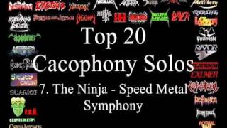 Cacophony Solos Top 20 Part 2  Jason Becker Marty Friedman [upl. by Elleron]