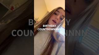 birthday countdownfypシ゚viral birthday shorts [upl. by Araed]