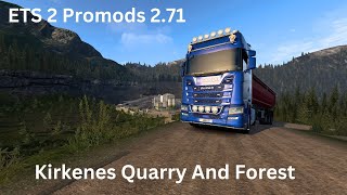 ETS2 v151  PROMODS 271 NEW LOADING AREA KIRKENES [upl. by Odarbil133]