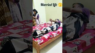 Bachelor Life 😎 ❌ Married Life 🫣 😂🤣 comedy shorts [upl. by Macmillan]