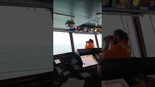 Ship Steering in Singapore TrafficMerchant NavyNavigation watchLife at SeaWatch keepingAt Sea [upl. by Kerk]