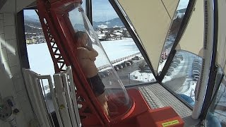 Scary Looping Slide at Therme Amadé [upl. by Tews]