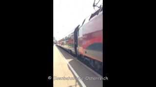 ÖBB 1116 242 mit Railjet 262 In Passau Hbf [upl. by Zwart]