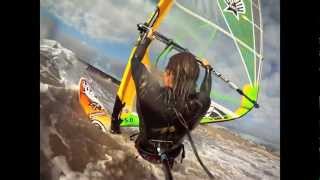 windsurf GoPro harness mount 720p [upl. by Eidassac744]