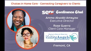 Continence Chat S2 18 wVisiting Angels Choices in Home Care  Connecting Caregivers to Clients [upl. by Adnylam]