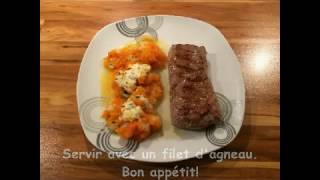 Gratin de potiron au chèvre [upl. by Ashelman]