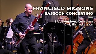 Francisco Mignone Bassoon Concertino [upl. by Domeniga114]