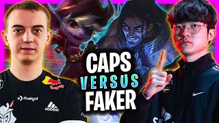 G2 CAPS vs T1 FAKER  G2 Caps Plays Tristana Mid vs T1 Faker Sylas Season 2024 [upl. by Dygal]