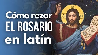 Cómo rezar el Rosario en latín  Pronunciación  Oraciones básicas [upl. by Georgi]