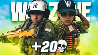 PARTIDA DEMASIADO EPICA EN WARZONE CON WESTCOL Mas de 20 Kills en BR  SAMULX [upl. by Notsae]