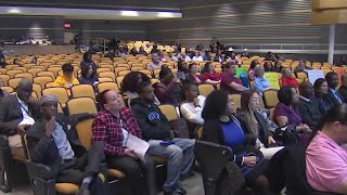 Parents and teachers raise concerns about school closures proposal in Bridgeport [upl. by Otanutrof]